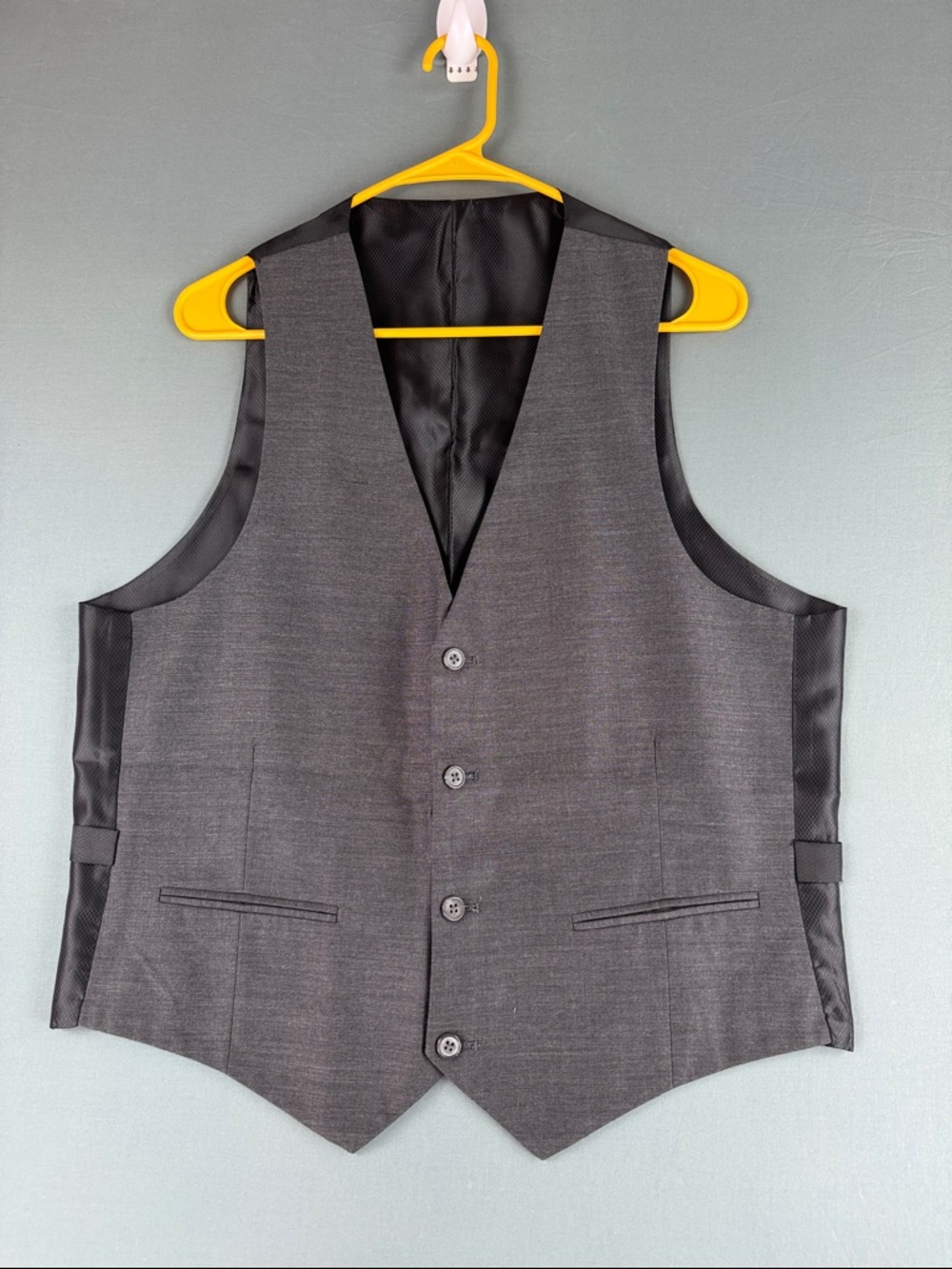 Men's Gray Dress Vest - Classic Tailored Waistcoat